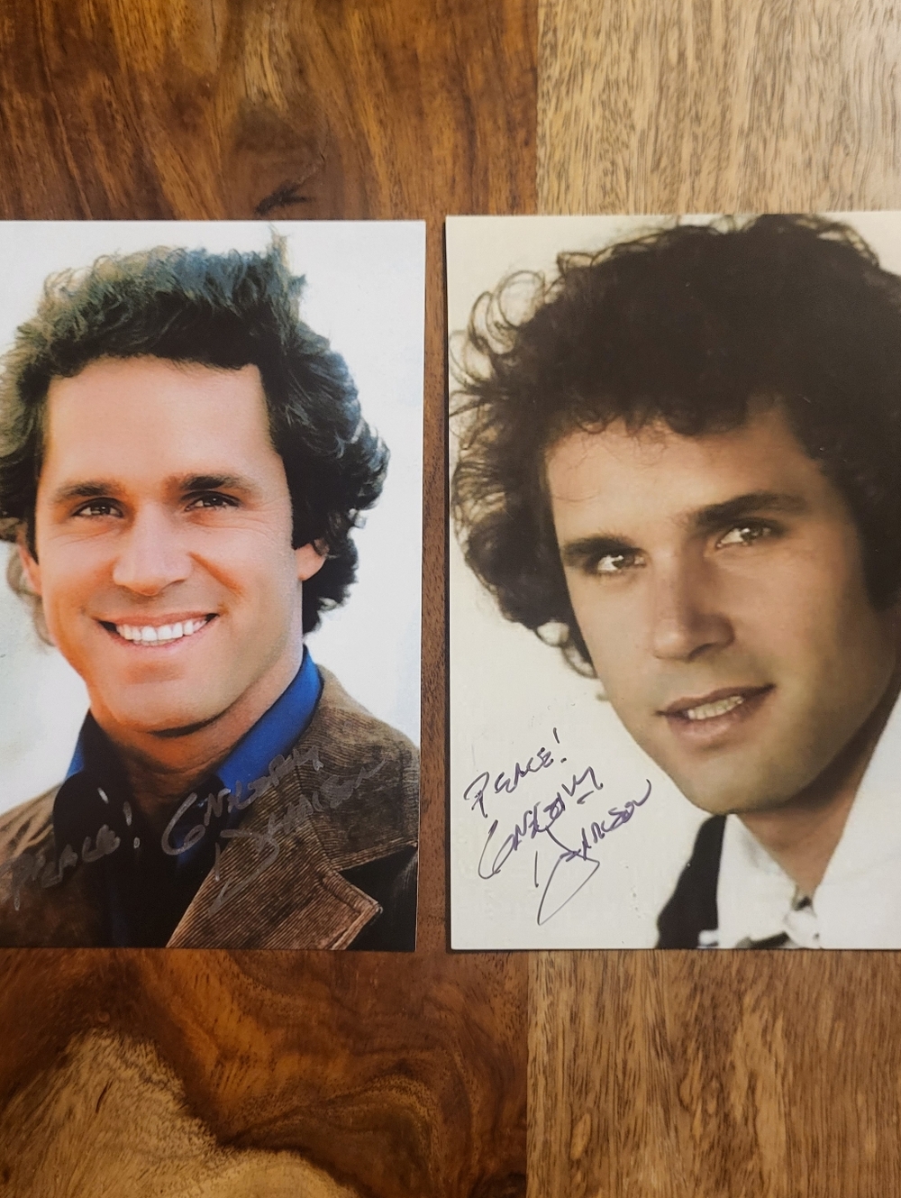 Gregory Harrison Trapper John MD Hand Signed 4x6 Autograph Photos